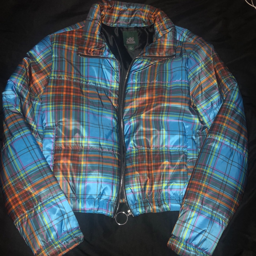 Cropped puffer jacket